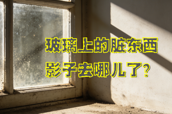 為什么玻璃臟了卻不見臟污的影子？